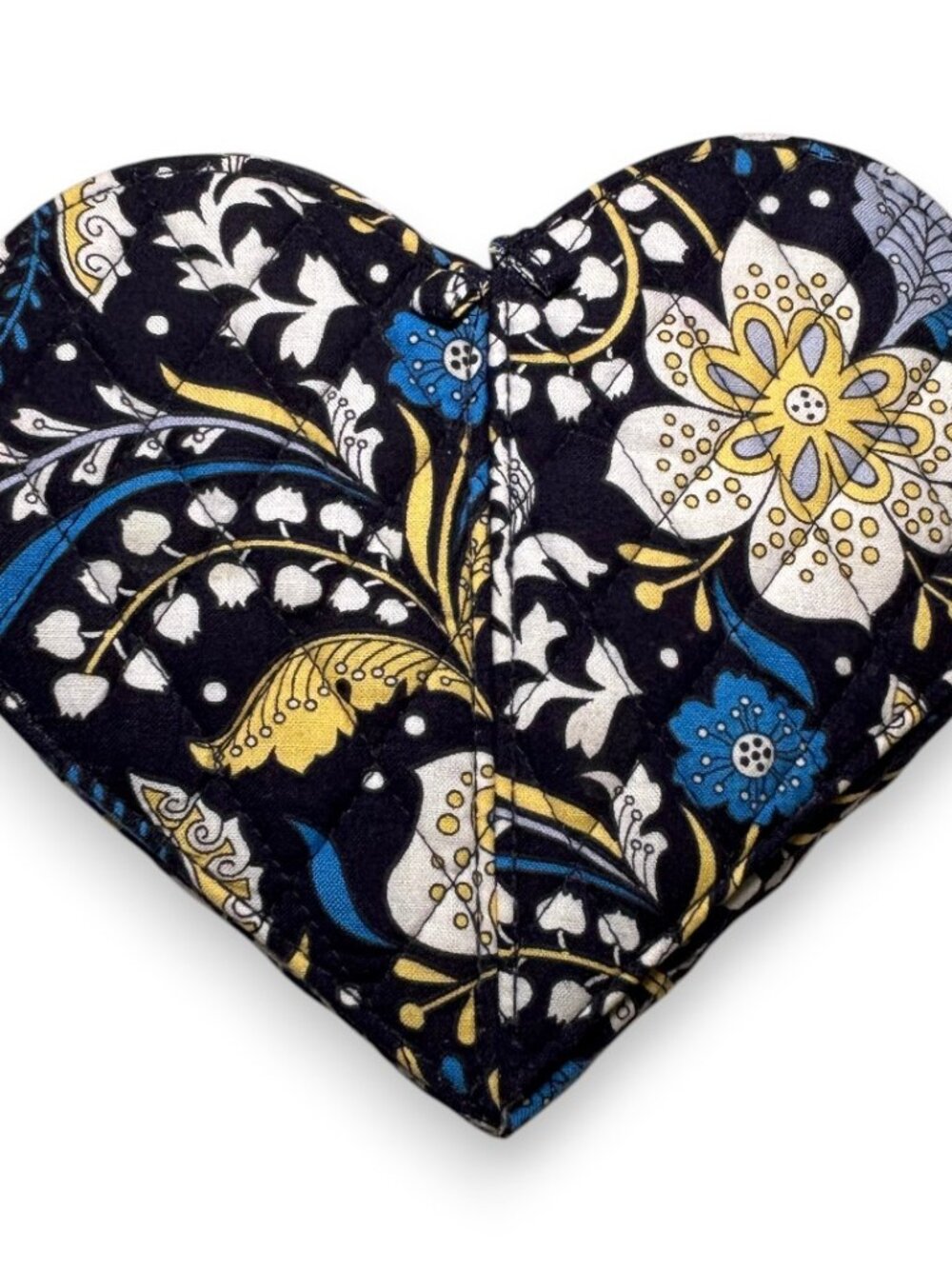 Vera Bradley From My Heart Jewelry Box Ellie Blue Paisley Travel Trinket Retired